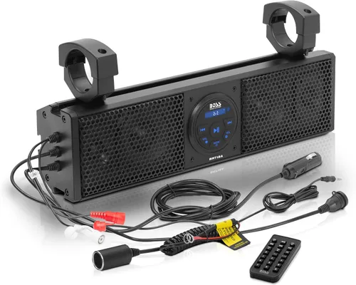 Vista 8 de BOSS Audio Systems BRT26A - Barra de sonido ATV UTV de 26 pulgadas de ancho, altavoces de 4 pulgadas, tweeters de cúpula suave de 1 pulgada, rango