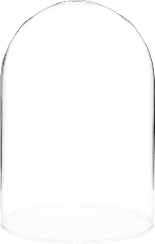 Vista 4 de Plymor Cúpula de cristal de 5.5 x 8 pulgadas (base de madera MDF negra)