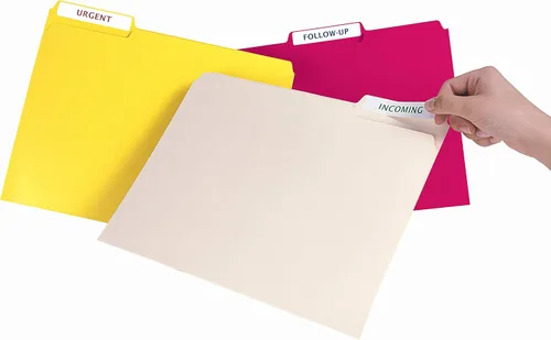 Vista 2 de Avery File Folder Labels with Sure Feed, 2/3" x 3-7/16", 750 Printable Labels, Removable, White (8066)