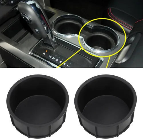 Vista 2 de Juego de 2 soportes de goma para consola, protección UV, a prueba de golpes, para consola central de automóvil, ajuste directo, accesorios