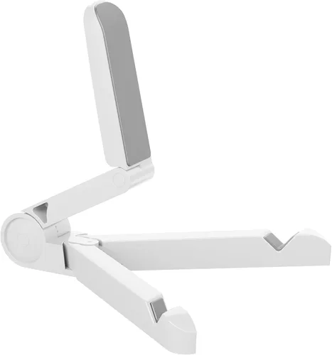 Vista 11 de Teléfono celular cuadrado de acrílico portátil, soporte para tableta de escritorio transparente universal, creativo, accesorio para viajes