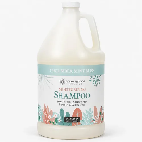 Vista 46 de Ginger Lily Farms Botanicals Champú hidratante para todo tipo de cabello, 100% vegano y libre de crueldad, aroma a pera de manzana, repuesto de 1