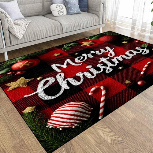 Vista 26 de TOMWISH - Alfombra abstracta pintada a mano en blanco y negro con pintura dorada, sala de estar, dormitorio, decoración de suelo, alfombra