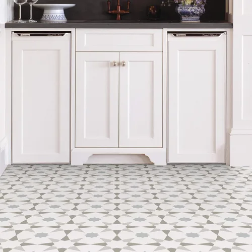 Vista 4 de FloorPops FP2952 Stellar Peel & Stick - Azulejos para piso, multicolor