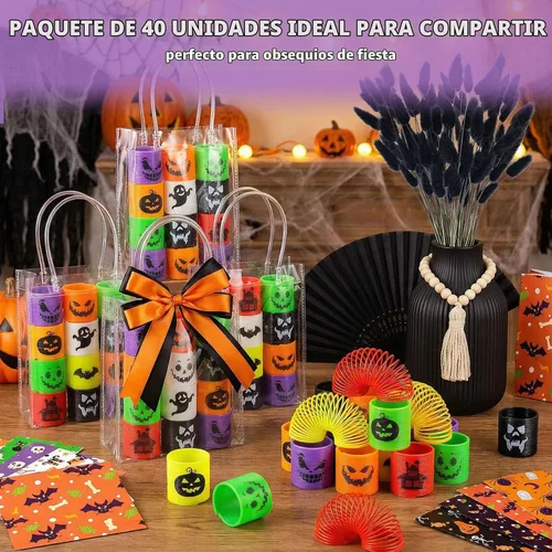 Vista 2 de JOHOUSE 40 resortes helicoidales mágicos de Halloween para niños, recuerdos