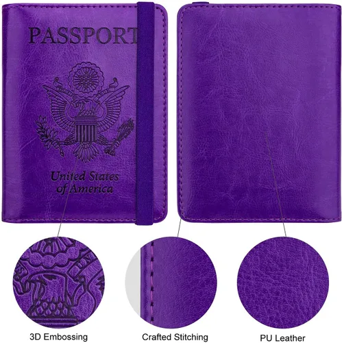 Vista 4 de Walnew RFID - Funda para pasaporte