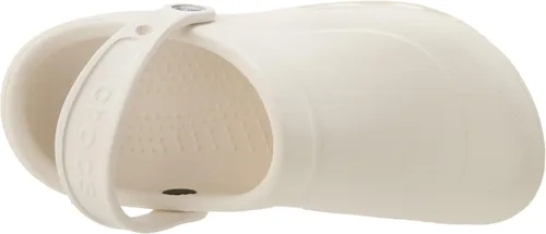 Vista 9 de Crocs Zuecos unisex Bistro (9 B (M) de EE. UU. para mujer/7 D (M) de hombre de EE. UU., blanco)