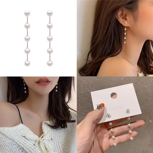 Vista 7 de 13 pares de aretes geométricos de oro y plata exagerados, aretes punk, elegantes aretes trenzados sectorios, joyería para mujeres y niñas
