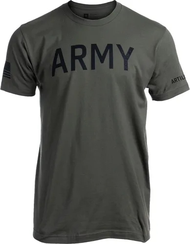 Vista 9 de Army PT Style Shirt - U.S. Military Physical Training Infantry Veteran Workout T-Shirt