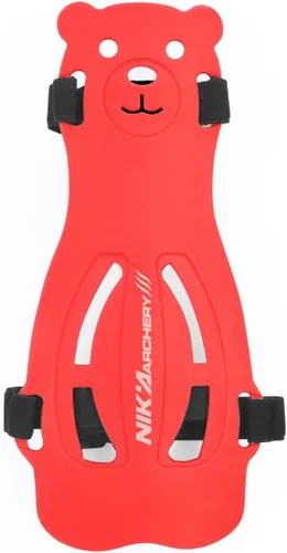 Vista 8 de Protector de brazo de tiro con arco ajustable 2 correas para jóvenes tiro práctica de caza