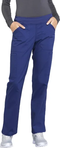 Vista 16 de Pantalones quirúrgicos Workwear Professionals para mujer, pantalón cargo sin cierre, elástico suave, WW170 Negro