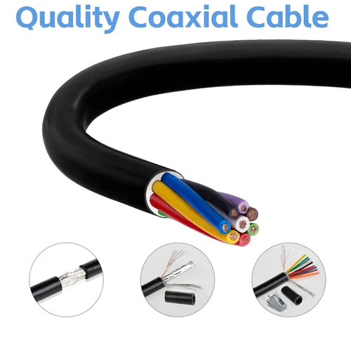 Vista 4 de Cable de consola DB9 a RJ45, RJ45 de 1 pie a RS232