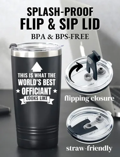 Vista 3 de Onebttl Regalos oficiales para hombres y mujeres, regalo oficial de boda para novios, vaso aislado de acero inoxidable de 20 onzas con tapa