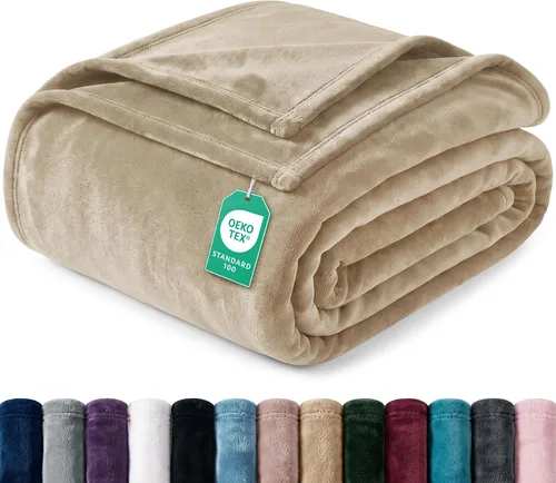 Vista 23 de Utopia Bedding Manta de forro polar negro, tamaño individual, ligera, mullida, suave, antiestática de microfibra (60 x 80 pulgadas) Lightweight
