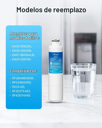 Vista 4 de EcoAqua EFF-6027A Repuesto para Samsung DA29 – 00020B, HAF-CIN/EXP, 46 – 9101 Filtro de agua para nevera