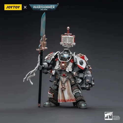 Vista 5 de JOYTOY 1/18 Warhammer 40,000 Grey Knights Terminators Jaric Thule Figuras de acción Regalo de cumpleaños 2