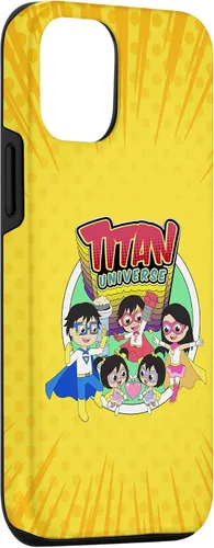 Vista 3 de Funda para iPhone 12/12 Pro Ryan's World Titan Universe Ryan y Family