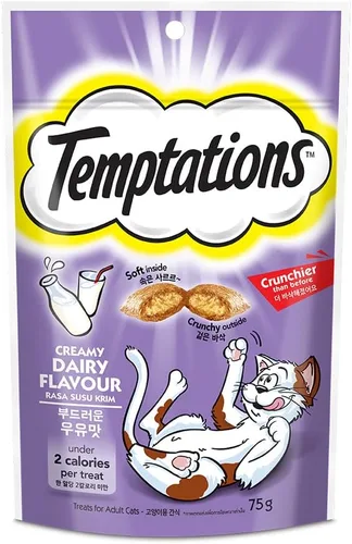 Vista 4 de Golosinas Temptations clásicas para gatos, empaque múltiple