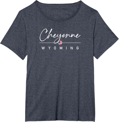 Vista 14 de Cheyenne, camiseta Wyoming, Negro, S