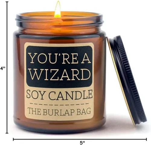 Vista 5 de Velas de soja de 9 oz (You're a Wizard)