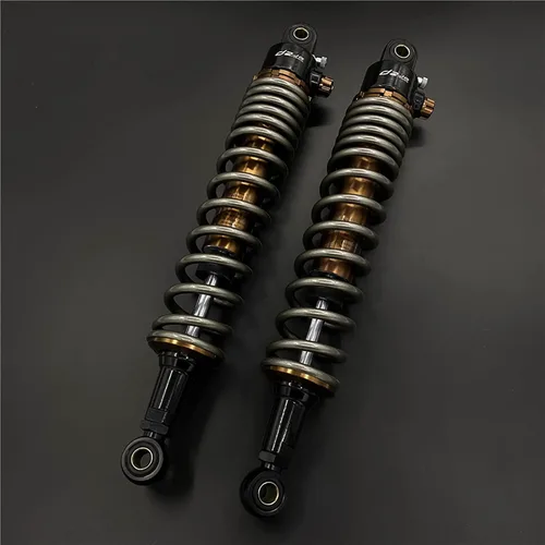Vista 6 de Amortiguadores de aire traseros de 340 mm para motocicleta, suspensión para ATV, Go Kart, Quad, scooter, motocicletas retro, motos de calle