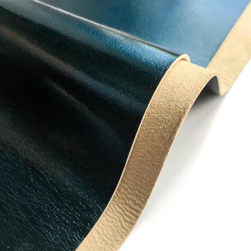 Vista 21 de Piel de cordero metálica azul claro real: material de cuero genuino brillante para costura, manualidades y fabricación de joyas