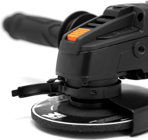Vista 5 de WEN Amoladora angular inalámbrica, sin escobillas con batería de iones de litio de 20 V máx. 4.0 Ah y cargador (20944), color negro