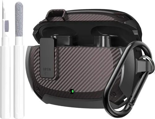 Vista 12 de Compatible con funda para Beats Studio Buds/Buds+ 2021/2023, [Bloqueo seguro] Funda protectora Cool Beats Studio Buds Plus para hombres y mujeres
