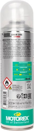 Vista 4 de Motorex Lubricante para Cadenas 622 Offroad en Aerosol 500 ml 171-622-050