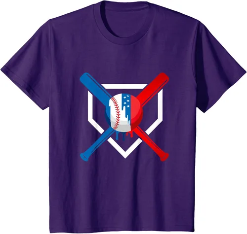 Vista 25 de Ropa de béisbol - Camiseta de béisbol, Negro -, Pequeña