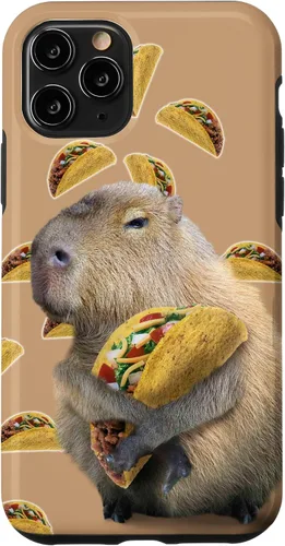 Vista 29 de Capybara Capybaras Eating Taco - Carcasa para iPhone 17