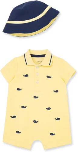 Vista 7 de Little Me Conjunto de mameluco y sombrero de 2 piezas para bebés niños