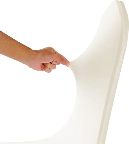 Vista 121 de Funda de elastano para silla, 12 unidades, fundas para silla, fundas para sillas de sala de estar, funda extraíble lavable y elástica para silla