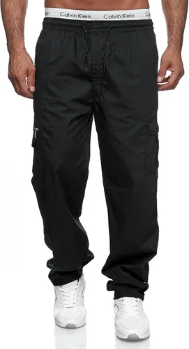 Vista 2 de THWEI Pantalones cargo para hombre, estilo casual, con cordón, atléticos, para deportes al aire libre