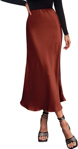 Vista 29 de BTFBM Faldas largas para mujer, trajes de otoño 2026 Azul marino