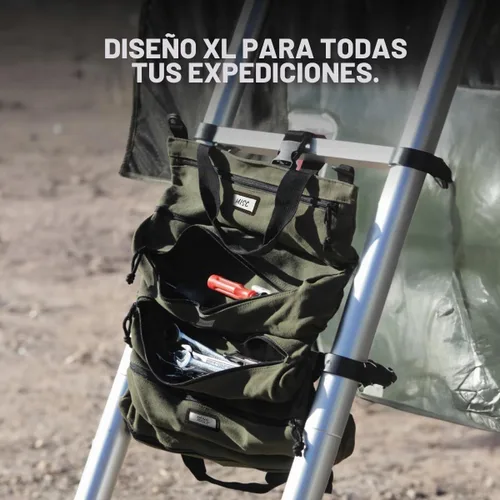 Vista 7 de Bolsa enrollable de herramientas oficial Voyager – Bolsa enrollable de 5 bolsillos fácil de transportar – Lona duradera de 20 onzas, cremalleras YKK