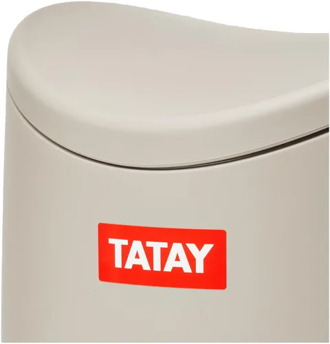 Vista 3 de TATAY Cubo de baño con pedal estándar 3L Diseño práctico y funcional Hecho de materiales altamente resistentes Compacto y fácil de usar