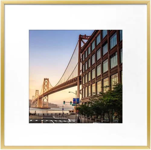 Vista 50 de Frametory, Portarretratos de aluminio negro de 6 x 8 pulgadas, juego de 1, ideal para mostrar fotos de 5 x 7 con paspartú o 6 x 8 sin paspartú