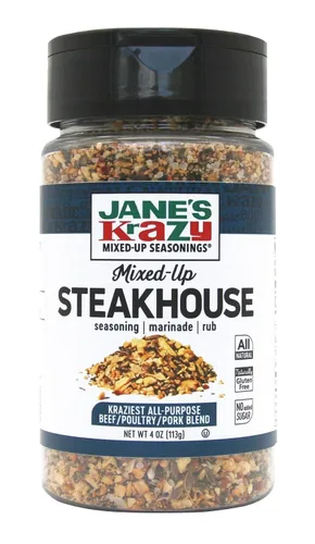 Vista 4 de Jane's Krazy Seasonings Mixed-Up - Condimento para carne, 4 onzas