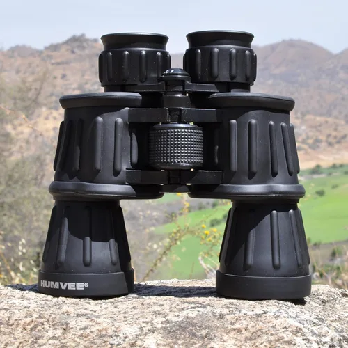 Vista 3 de HUMVEE Binocular de goma 20x50 con lente roja antirreflectante