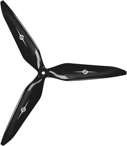 Vista 10 de Master Airscrew 3X Power Series 6x5 3-Blade Hélice - Negro - Normal/Tractor/CCW - Cinelifter, Heavylifter, X Class, Beast Class, Giant Drone Racing