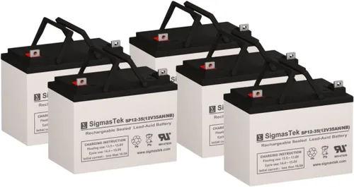 Vista 13 de SigmasTek SP12-35NB, 12V 35AH U1 SLA Batería NB Terminal (1 paquete)