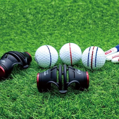 Vista 8 de BIRDIE79 360-Degree Golf Ball Marker Alignment Tool Kit with 3-Color Pens and Gift Box.