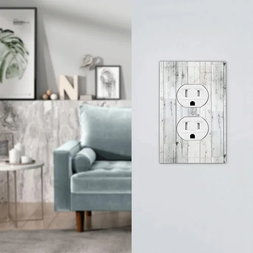 Vista 469 de Placa de Interruptor de Luz Azul de 1 Gang, Placa de Pared Decorativa de Palanca Individual, Cubierta de Placa de Pared de Palanca, Placa Frontal