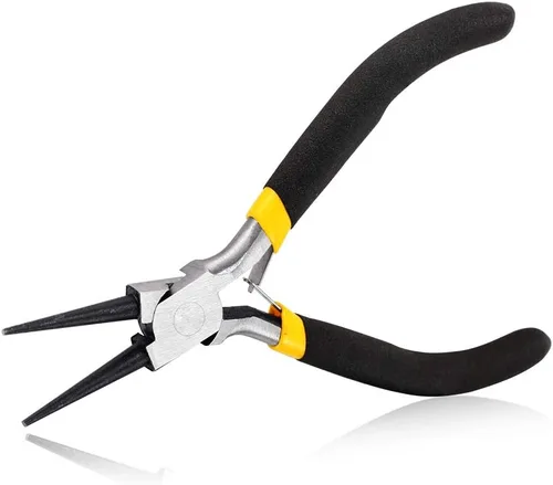 Vista 15 de SPEEDWOX Alicates de punta de cadena, alicates de punta larga de 5 pulgadas, mini cortador de alambre para áreas confinadas difíciles de alcanzar