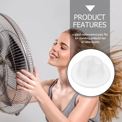 Vista 6 de LIFKOME 20 piezas de cubierta universal para ventilador de piso, tapa de bloqueo M8, piezas de ventilador de plástico, repuesto de tuerca, tapa