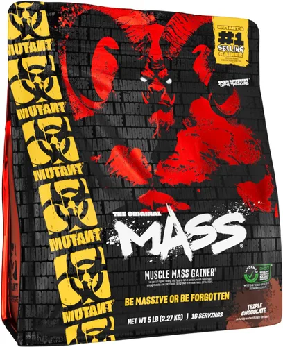 Vista 14 de Mutant Mass Proteína en polvo de ganancia de masa de peso, proteína en polvo alta en calorías para ganancia de masa, galletas y crema, 5 libras