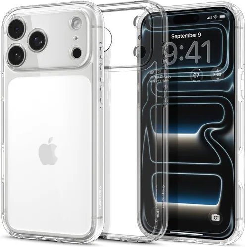 Vista 92 de Spigen Funda para iPhone 12 Mini, ultra híbrida, sin anillo magnético, antiamarilleo, transparente