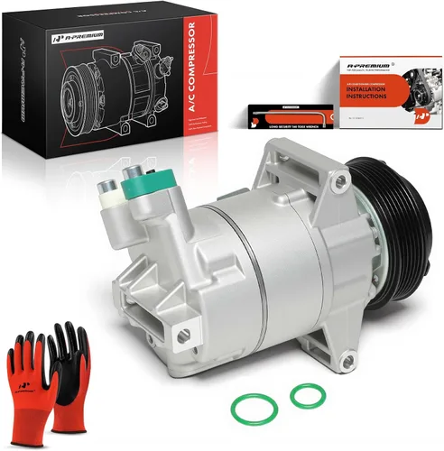Vista 9 de A-Premium Compresor de aire acondicionado con embrague compatible con Nissan Versa 1.8L 2007 2008 2009 2010