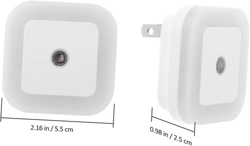 Vista 4 de Uonlytech Luz nocturna con sensor de movimiento, luces nocturnas para dormitorio, pared enchufable, para dormir, paquete de 6 unidades, decoración